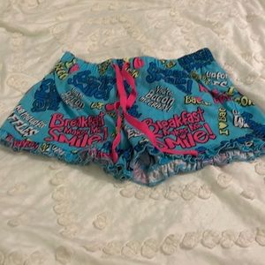 Multicolor pajama shorts